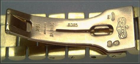 rolex clasp code g|Rolex 18k 750 clasp.